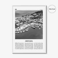 Grenada Print Black and White, Grenada Wall Art, Grenada Poster, Grenada Photo, Grenada Decor, Gwenad, West Indies, Saint Vincent, Caribbean