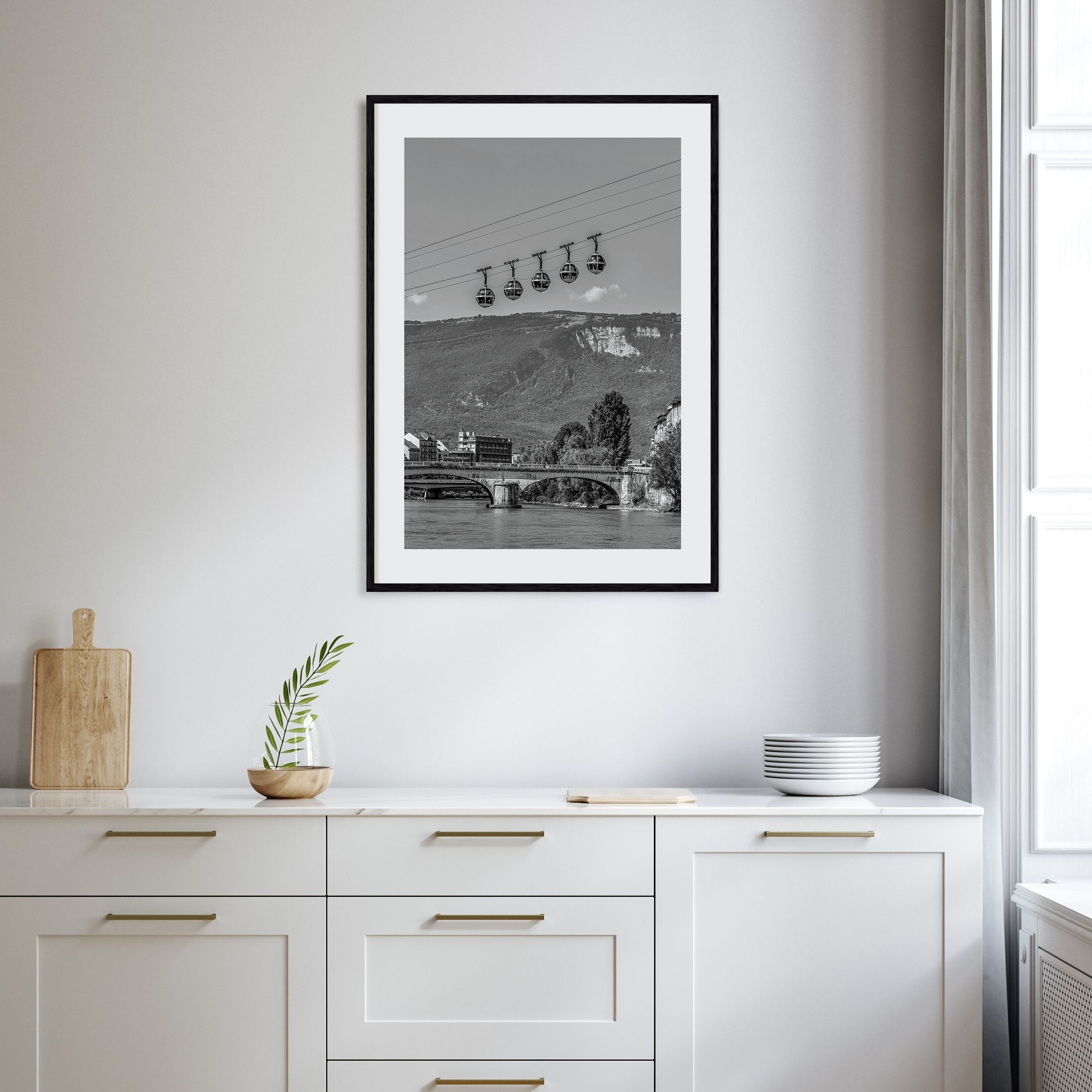 Grenoble Photo B&W Poster