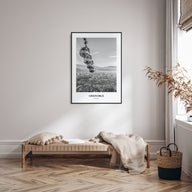 Grenoble Portrait B&W Poster