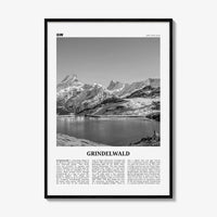 Grindelwald Print Black and White, Grindelwald Wall Art, Grindelwald Poster, Grindelwald Photo Grindelwald Décor Grindelwald Map Switzerland