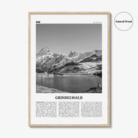 Grindelwald Print Black and White, Grindelwald Wall Art, Grindelwald Poster, Grindelwald Photo Grindelwald Décor Grindelwald Map Switzerland