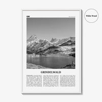 Grindelwald Print Black and White, Grindelwald Wall Art, Grindelwald Poster, Grindelwald Photo Grindelwald Décor Grindelwald Map Switzerland