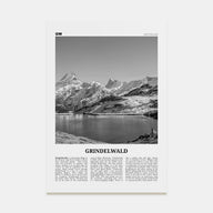 Grindelwald Travel B&W Poster