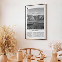Gros Morne Print Black and White, Gros Morne Wall Art, Gros Morne Poster, Gros Morne Photo, Gros Morne Wall Décor, Gros Morne Map, Canada