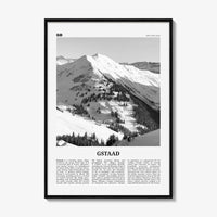 Gstaad Print Black and White, Gstaad Wall Art, Gstaad Poster, Gstaad Photo, Gstaad Wall Décor, Gstaad Map, Switzerland