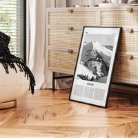 Gstaad Print Black and White, Gstaad Wall Art, Gstaad Poster, Gstaad Photo, Gstaad Wall Décor, Gstaad Map, Switzerland