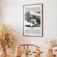Gstaad Print Black and White, Gstaad Wall Art, Gstaad Poster, Gstaad Photo, Gstaad Wall Décor, Gstaad Map, Switzerland