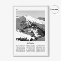 Gstaad Print Black and White, Gstaad Wall Art, Gstaad Poster, Gstaad Photo, Gstaad Wall Décor, Gstaad Map, Switzerland