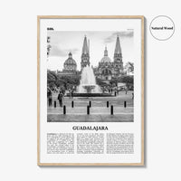 Guadalajara Print Black and White No 1, Guadalajara Wall Art, Guadalajara Poster, Guadalajara Photo, Mexico, México, Jalisco, America