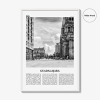 Guadalajara Print Black and White No 2, Guadalajara Wall Art, Guadalajara Poster, Guadalajara Photo, Mexico, México, Jalisco, North America