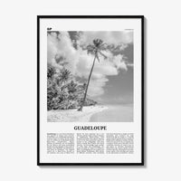 Guadeloupe Print Black and White, Guadeloupe Wall Art, Guadeloupe Poster, Guadeloupe Photo, Guadeloupe Wall Decor, Gwadloup, Caribbean