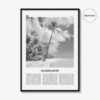 Guadeloupe Print Black and White, Guadeloupe Wall Art, Guadeloupe Poster, Guadeloupe Photo, Guadeloupe Wall Decor, Gwadloup, Caribbean
