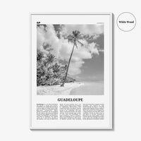 Guadeloupe Print Black and White, Guadeloupe Wall Art, Guadeloupe Poster, Guadeloupe Photo, Guadeloupe Wall Decor, Gwadloup, Caribbean