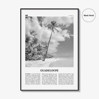 Guadeloupe Print Black and White, Guadeloupe Wall Art, Guadeloupe Poster, Guadeloupe Photo, Guadeloupe Wall Decor, Gwadloup, Caribbean