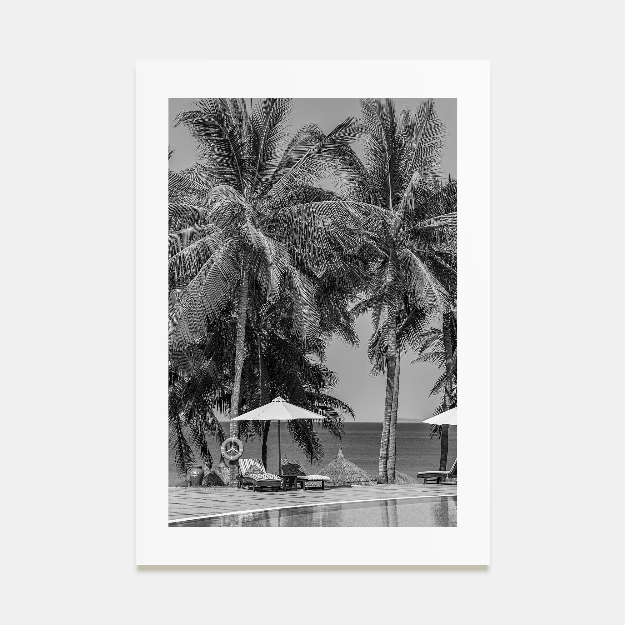 Guam Photo B&W No 2 Poster