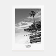 Guam Portrait B&W Poster