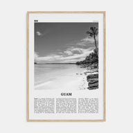 Guam Travel B&W Poster