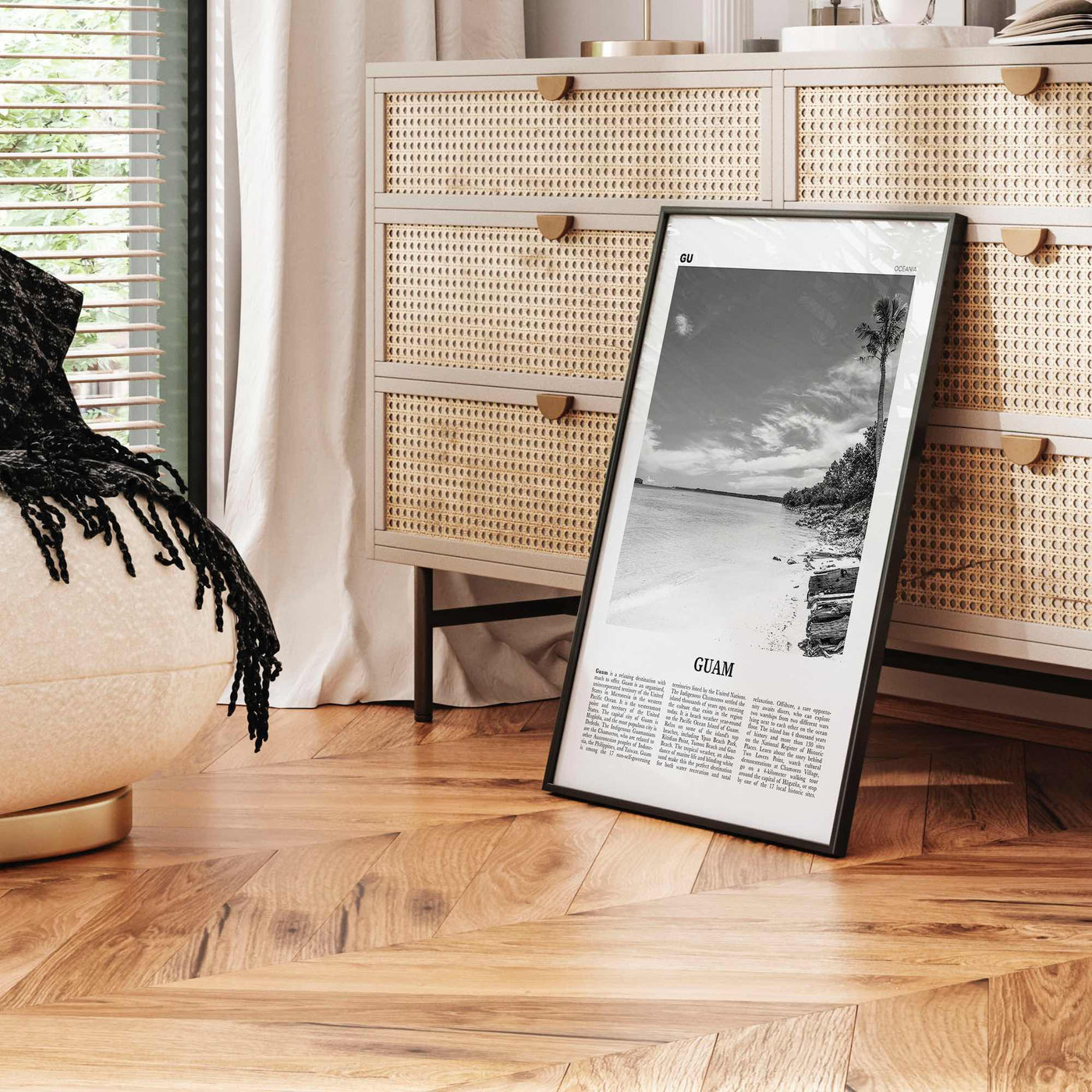 Guam Print Black and White, Guam Wall Art, Guam Poster, Guam Photo, Guam Wall Decor, Country Art Print, Guåhån, Dededo, Hagåtña, Oceania