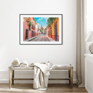 Guanajuato City Landscape Color Poster