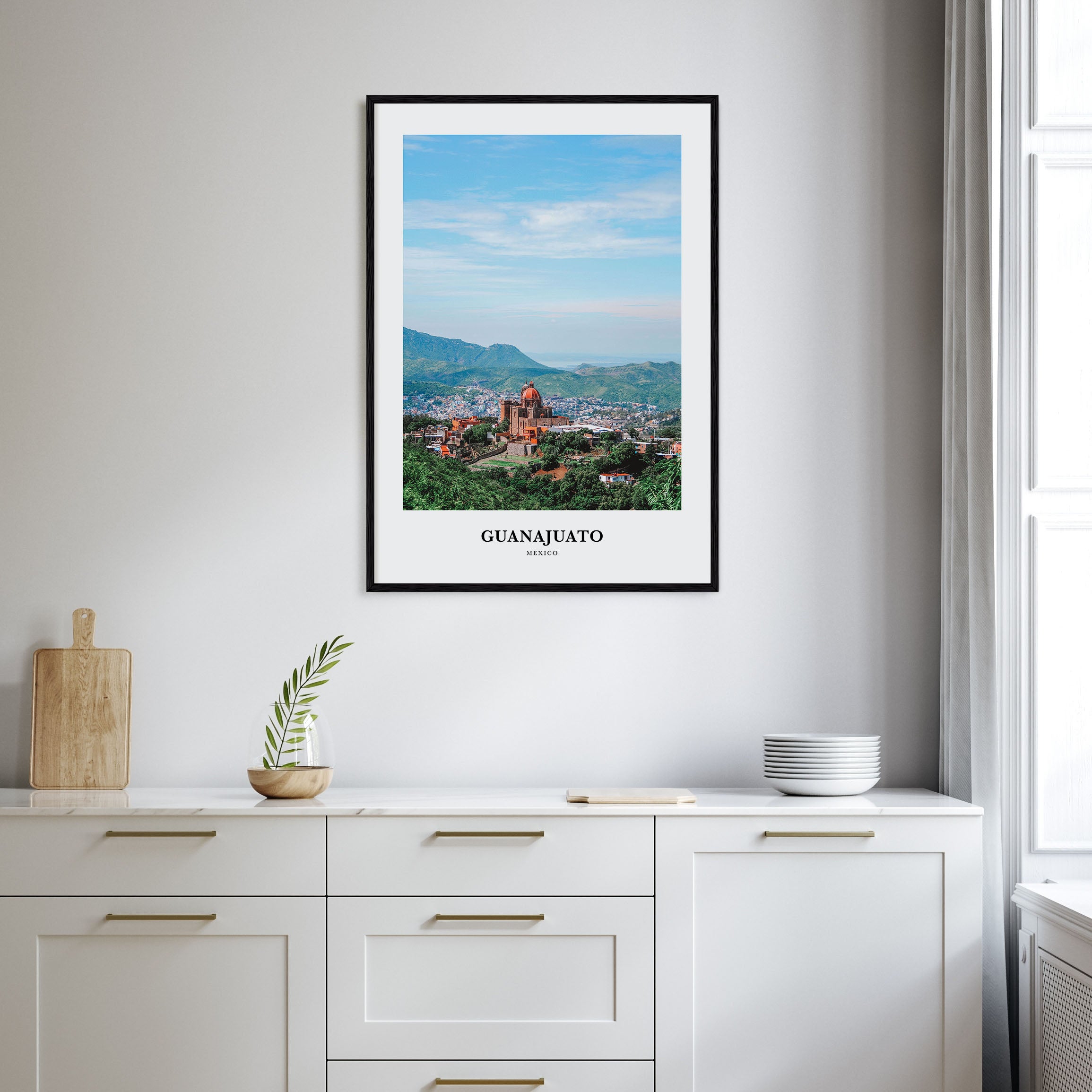 Guanajuato City Portrait Color No 1 Poster