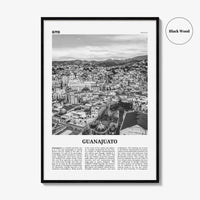 Guanajuato City Print Black and White, Guanajuato Wall Art, Guanajuato Poster, Guanajuato Photo, Guanajuato Wall Decor, Mexico