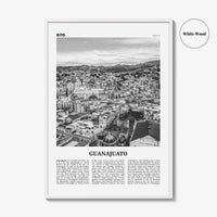Guanajuato City Print Black and White, Guanajuato Wall Art, Guanajuato Poster, Guanajuato Photo, Guanajuato Wall Decor, Mexico