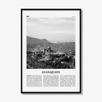 Guanajuato State Print Black and White, Guanajuato Wall Art, Guanajuato Poster, Guanajuato Photo, Guanajuato Wall Décor, Guanajuato Map
