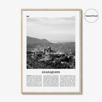 Guanajuato State Print Black and White, Guanajuato Wall Art, Guanajuato Poster, Guanajuato Photo, Guanajuato Wall Décor, Guanajuato Map