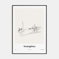 Guangzhou Drawn Poster