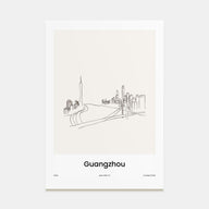 Guangzhou Drawn Poster