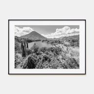 Guatemala Landscape B&W Poster