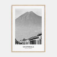 Guatemala Portrait B&W No 1 Poster