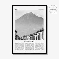 Guatemala Print Black and White No 1, Guatemala Wall Art, Guatemala Poster, Guatemala Photo, Guatemala Wall Decor, Central America