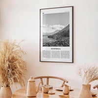 Guatemala Print Black and White No 2, Guatemala Wall Art, Guatemala Poster, Guatemala Photo, Guatemala Wall Decor, Central America