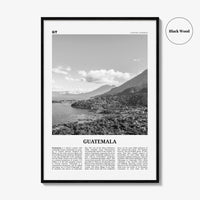 Guatemala Print Black and White No 2, Guatemala Wall Art, Guatemala Poster, Guatemala Photo, Guatemala Wall Decor, Central America