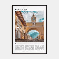 Guatemala Travel Color Poster