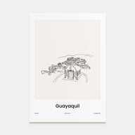 Guayaquil Drawn Poster