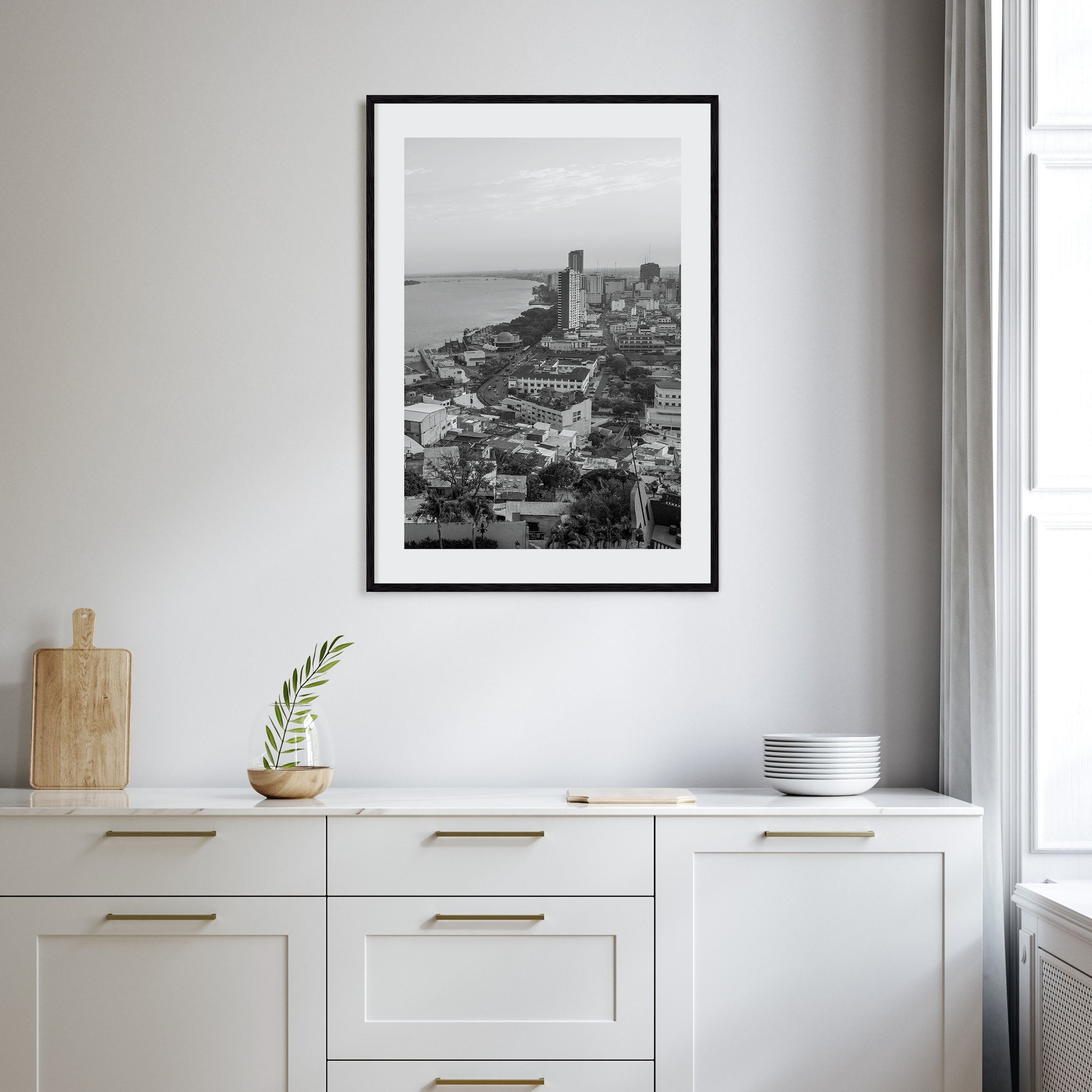 Guayaquil Photo B&W Poster