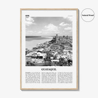 Guayaquil Print Black and White, Guayaquil Wall Art, Guayaquil Poster, Guayaquil Photo, Santiago de Guayaquil Wall Decor, Ecuador, Guayas
