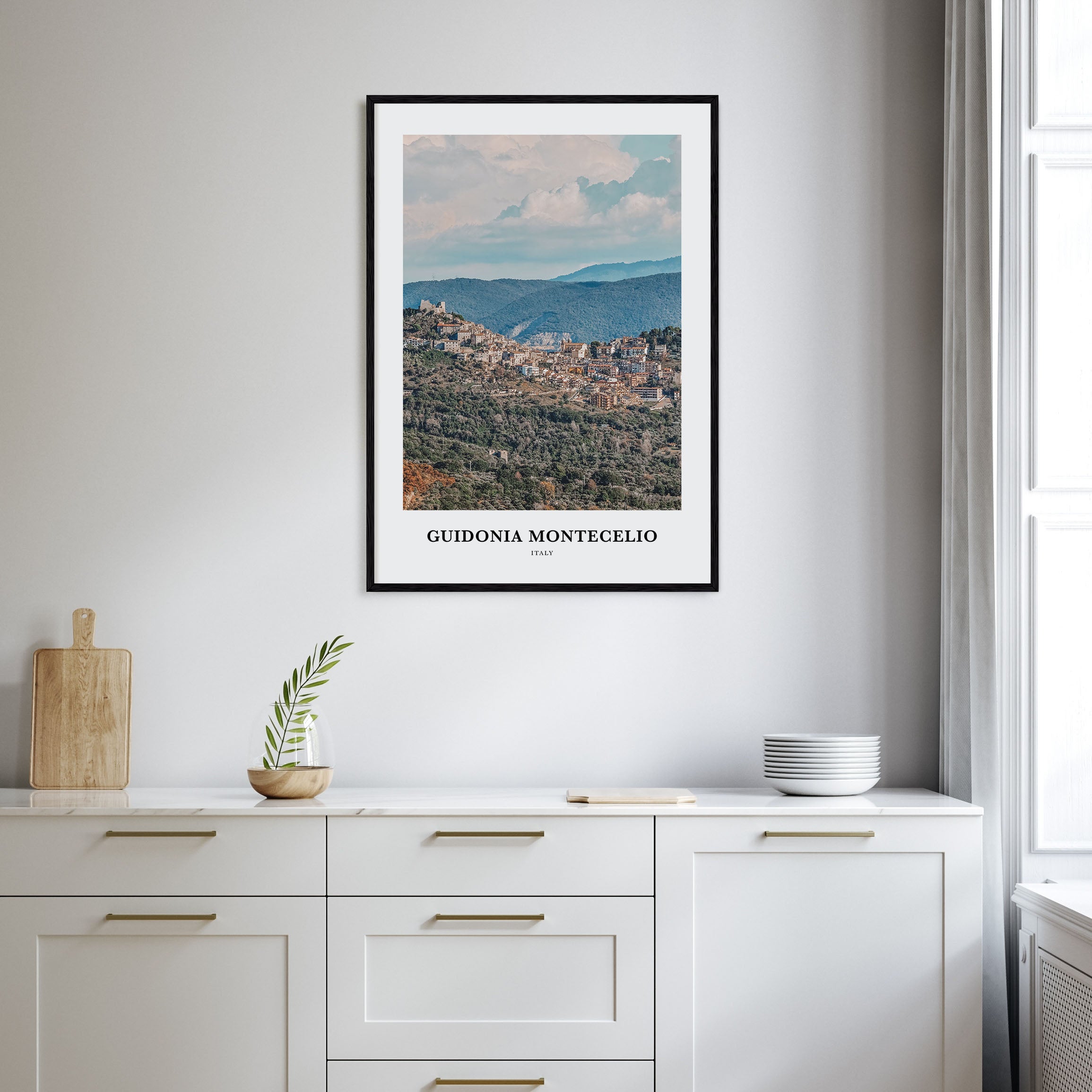 Guidonia Montecelio Portrait Color Poster