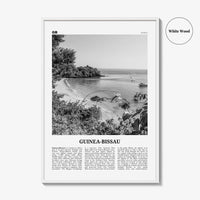 Guinea Bissau Print Black and White, Guinea-Bissau Wall Art, Guinea-Bissau Poster, Guinea-Bissau Photo, Guinea-Bissau Wall Decor