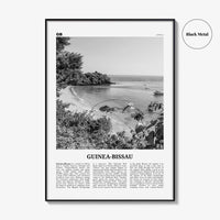 Guinea Bissau Print Black and White, Guinea-Bissau Wall Art, Guinea-Bissau Poster, Guinea-Bissau Photo, Guinea-Bissau Wall Decor