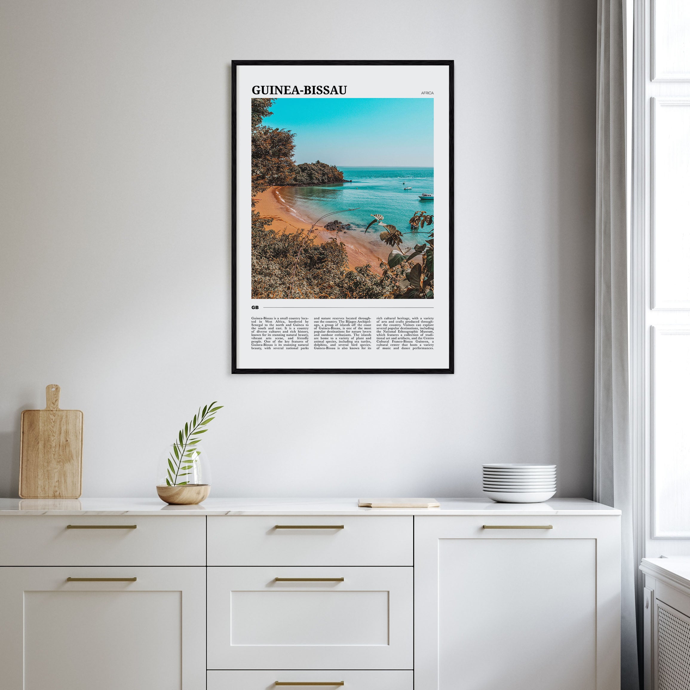 Guinea-Bissau Travel Color Poster