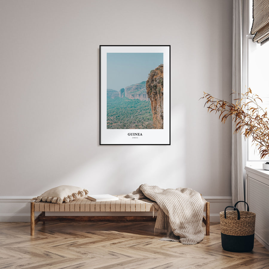 Guinea Portrait Color No 2 Poster
