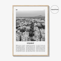 Gujarat Print Black and White, Gujarat Wall Art, Gujarat Poster, Gujarat Photo, Gujarat Wall Décor, India, Gandhinagar, Ahmedabad