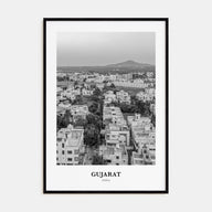 Gujarat Portrait B&W Poster