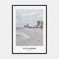 Gulf Shores Portrait Color Poster