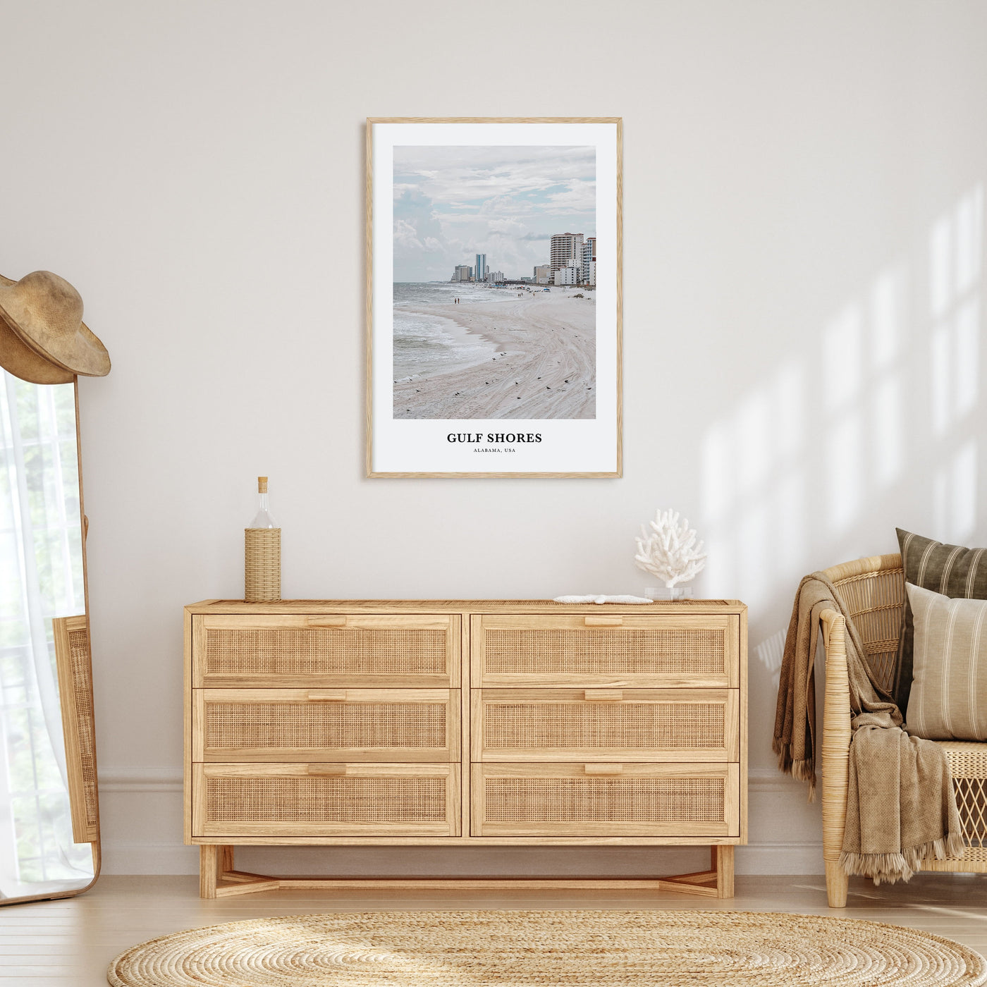 Gulf Shores Portrait Color Poster