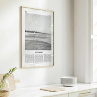 Gulfport Print Black and White, Gulfport Wall Art, Gulfport Poster, Gulfport Photo, Gulfport Wall Décor, Gulfport Map, Mississippi, USA