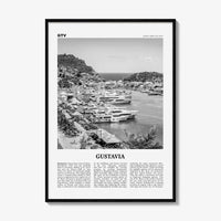 Gustavia Print Black and White, Gustavia Wall Art, Gustavia Poster, Gustavia Photo, Gustavia Wall Décor, Saint-Barthélemy
